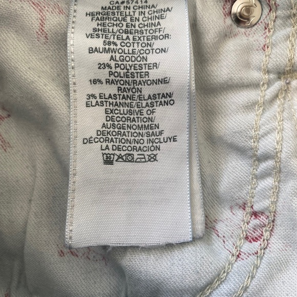 True Religion Curvy Skinny Jeans Flap Pocket 28 - Picture 13 of 14